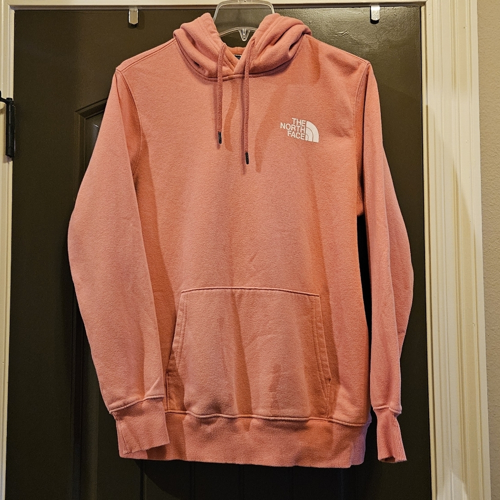 Women's The North Face Box NSE Pullover Hoodie Light Mahogany (Peach) - Size L - Picture 5 of 10